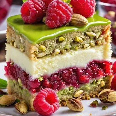 Heavenly Pistachio Raspberry Dream Cake Recipe