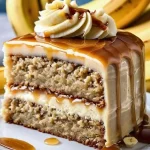 Heavenly Banana Caramel Dream Cake Recipe Delightful Dessert