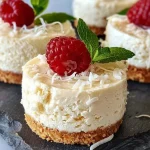 Coconut Milk Mini Cheesecakes: Easy Tropical Dessert