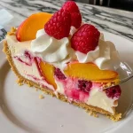 Peach Raspberry Cheesecake: Summery Dessert Recipe