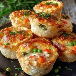 Mini Chicken Pot Pie Muffins Recipe | Easy & Tasty