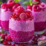 Pomegranate Raspberry Chia Dessert Recipe