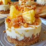 Pineapple Coconut Cheesecake Minis: Tropical Treat