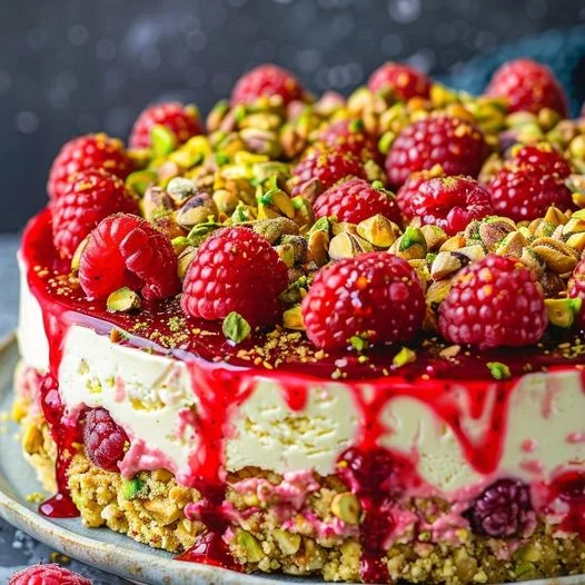 Raspberry Pistachio Cheesecake: A Delightful Dessert