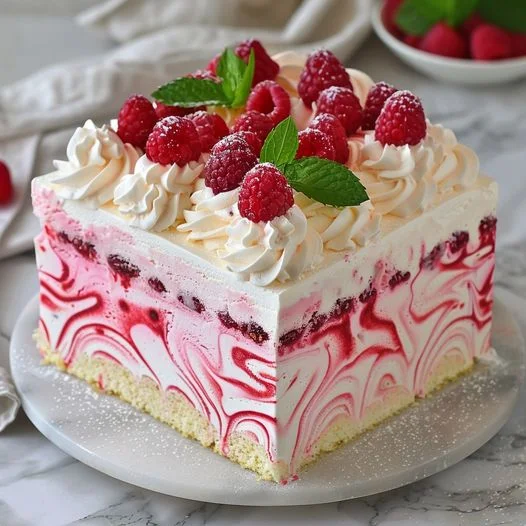 Raspberry Swirl Cheesecake: Luxurious & Creamy