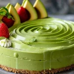 Avocado Lime Cheesecake - Creamy & Tangy Recipe