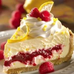 Refreshing No-Bake Lemon Raspberry Cheesecake Recipe
