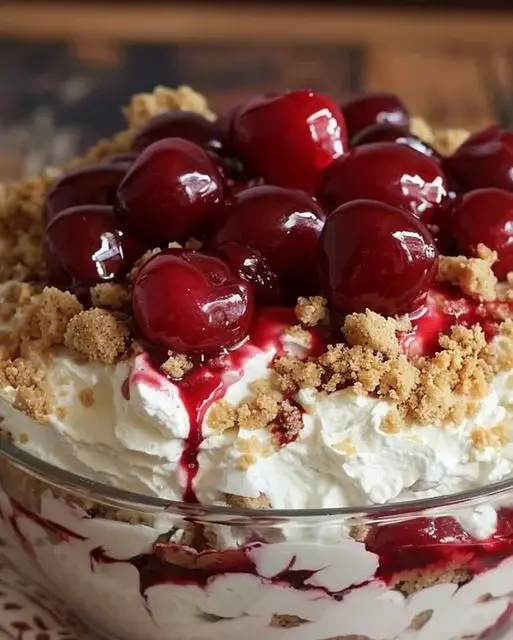 Cherry Cheesecake Fluff Recipe: Easy No-Bake Dessert