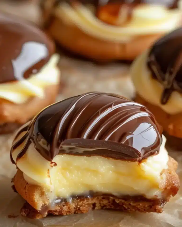 Boston Cream Pie Cookie Bites Recipe - Irresistible Treats