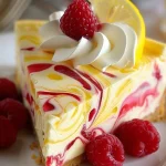 Lemon Raspberry Swirl Cheesecake Recipe – Delicious & Easy