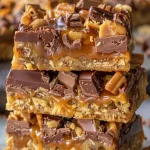 Irresistible Caramel Chocolate Crunch Bars Recipe