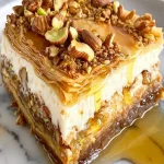 Honey Baklava Cheesecake Recipe - Delicious Dessert