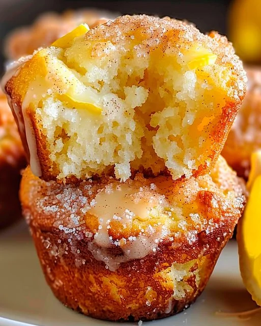Cinnamon Sugar French Toast Muffins with Lemon Zest
