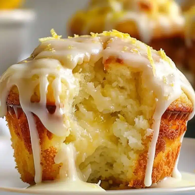 Lemon Cream Cheese Muffins