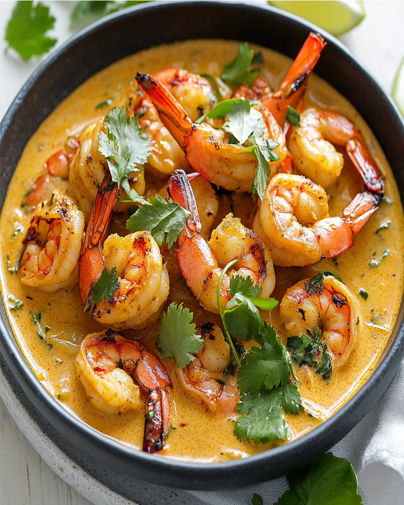 Thai Coconut Curry Shrimp with Lemongrass & Ginger Recipe