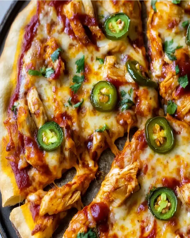 Smoky BBQ Chicken Jalapeño Pizza Recipe | Easy & Spicy