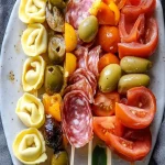 Italian Antipasto Skewers with Tortellini Recipe