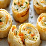 Savory Crab Pinwheel Bites - Easy Party Appetizer Recipe