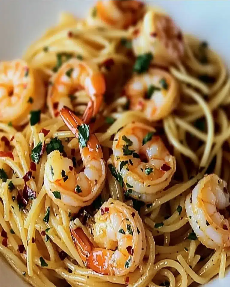 Spicy Garlic Shrimp Linguine Recipe
