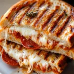 Crispy Pepperoni Pizza Panini