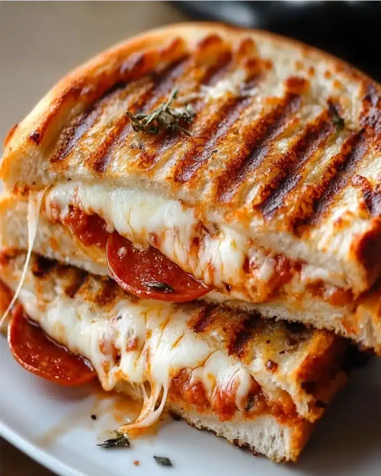 Crispy Pepperoni Pizza Panini