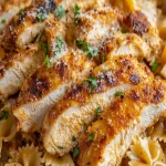 Cajun Spiced Chicken with Creamy Parmesan Pasta Recipe