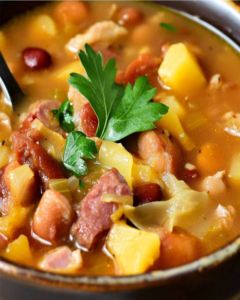 Portuguese Bean Soup with Ham Hocks - Hearty Recipe