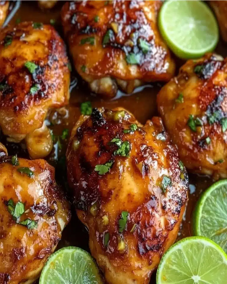 Sweet and Spicy Honey Lime Chicken with a Citrus Kick