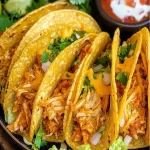 Golden Crispy Shredded Chicken Tacos Recipe | Easy & Tasty