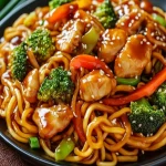 Teriyaki Chicken Noodles Recipe with Crisp Veggies