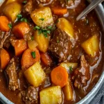 Slow Cooker Beef Stew with Carrots and Potatoes Recipe