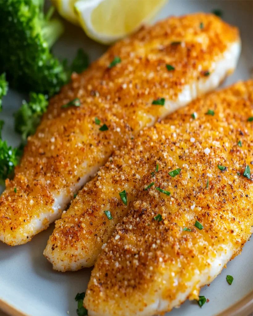 Parmesan Crusted Tilapia Recipe with Paprika Flavor