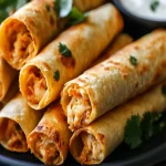 Crispy Oven-Baked Chicken Taquitos