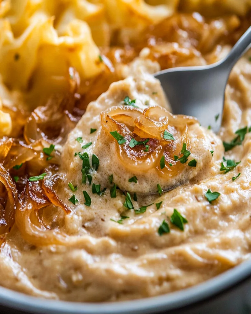 French Onion Dip Recipe - Decadent and Creamy