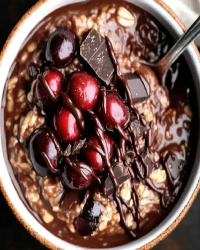 Decadent Chocolate Cherry Breakfast Delight Recipe Article