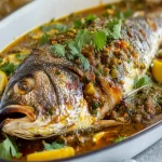 Baked Sea Bream with Moroccan Chermoula