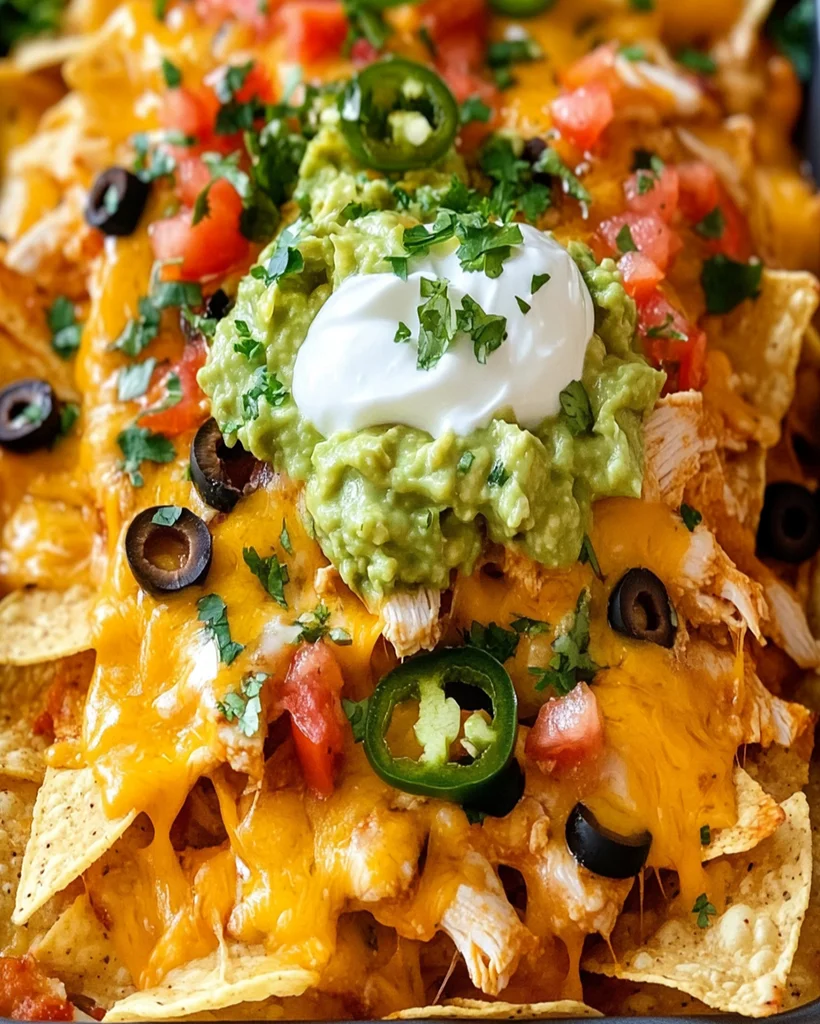 Ultimate Loaded Chicken Nachos Recipe