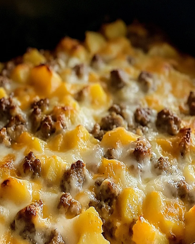 Overnight Sausage, Potato, and Egg Bake: The Perfect Breakfast Dish