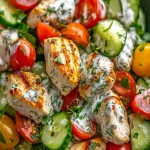 Tzatziki Chicken Salad Recipe - Fresh Mediterranean Delight