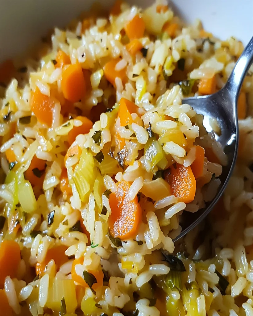 Savory Leek and Carrot Rice Medley - Easy Comfort Dish