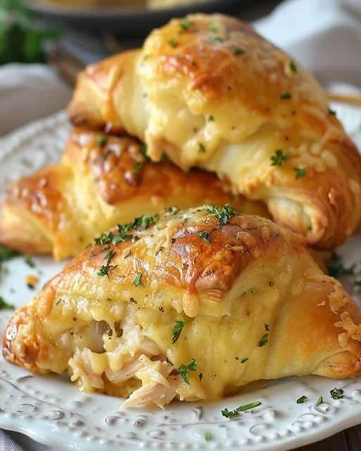 Chicken Stuffed Crescent Rolls Recipe - Easy & Delicious