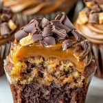 Luxurious Caramel Chocolate Cupcakes