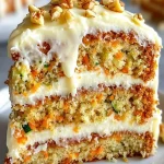 Moist Carrot Zucchini Cake with Cream Cheese Frosting