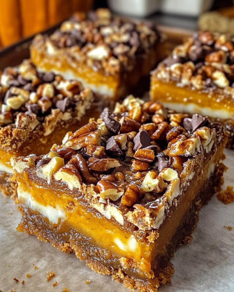 Pumpkin Cheesecake Heaven Bars - Easy Fall Dessert Recipe