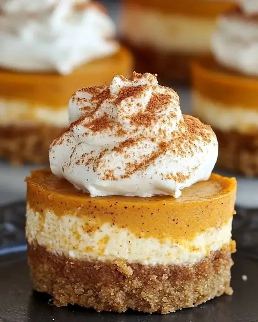 Mini Pumpkin Cheesecake Bites – Fall Dessert Recipe