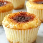 Crème Brûlée Cheesecake Cupcakes Recipe | Easy Dessert