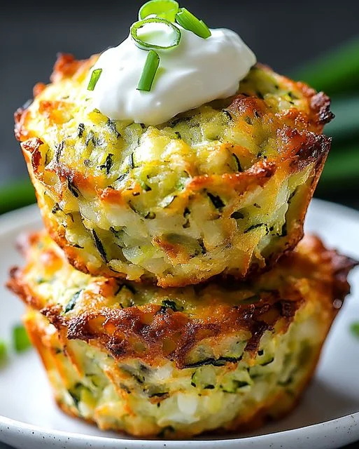 Parmesan Zucchini Potato Muffins – Easy Savory Recipe