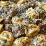 Beef & Parmesan Tortellini Recipe - Creamy & Delicious Meal