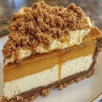 Pumpkin Pecan Streusel Cheesecake Recipe | Fall Dessert