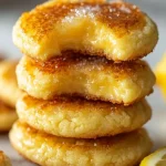 Lemon Curd Crème Brûlée Cookies - Tangy & Sweet Treat